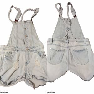4/$20 • TINSELTOWN • Overall Denim Short-Shorts